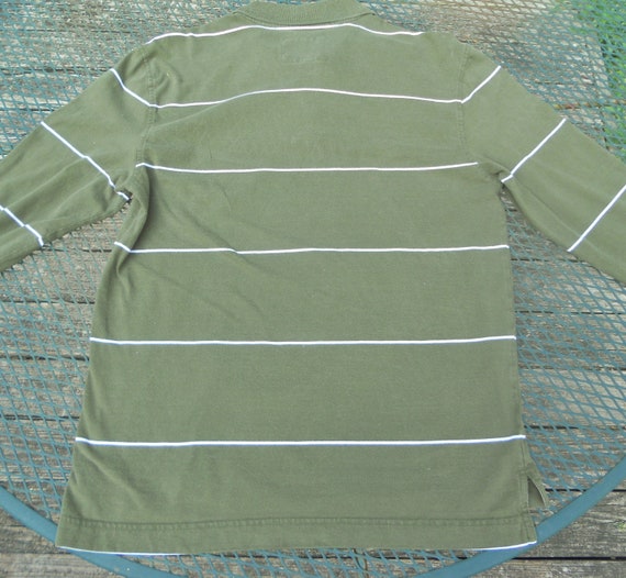 Vintage Aeropostale LS Polo Shirt--soft knit cott… - image 8