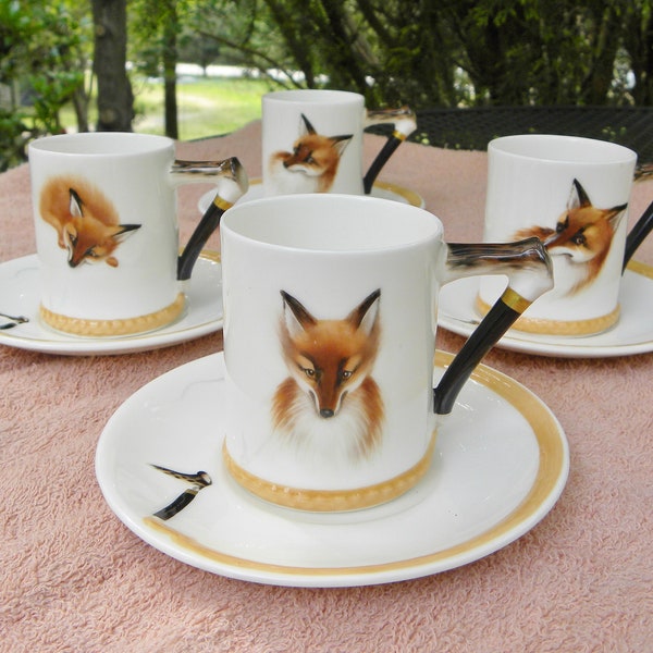Fox Tea Cup Etsy