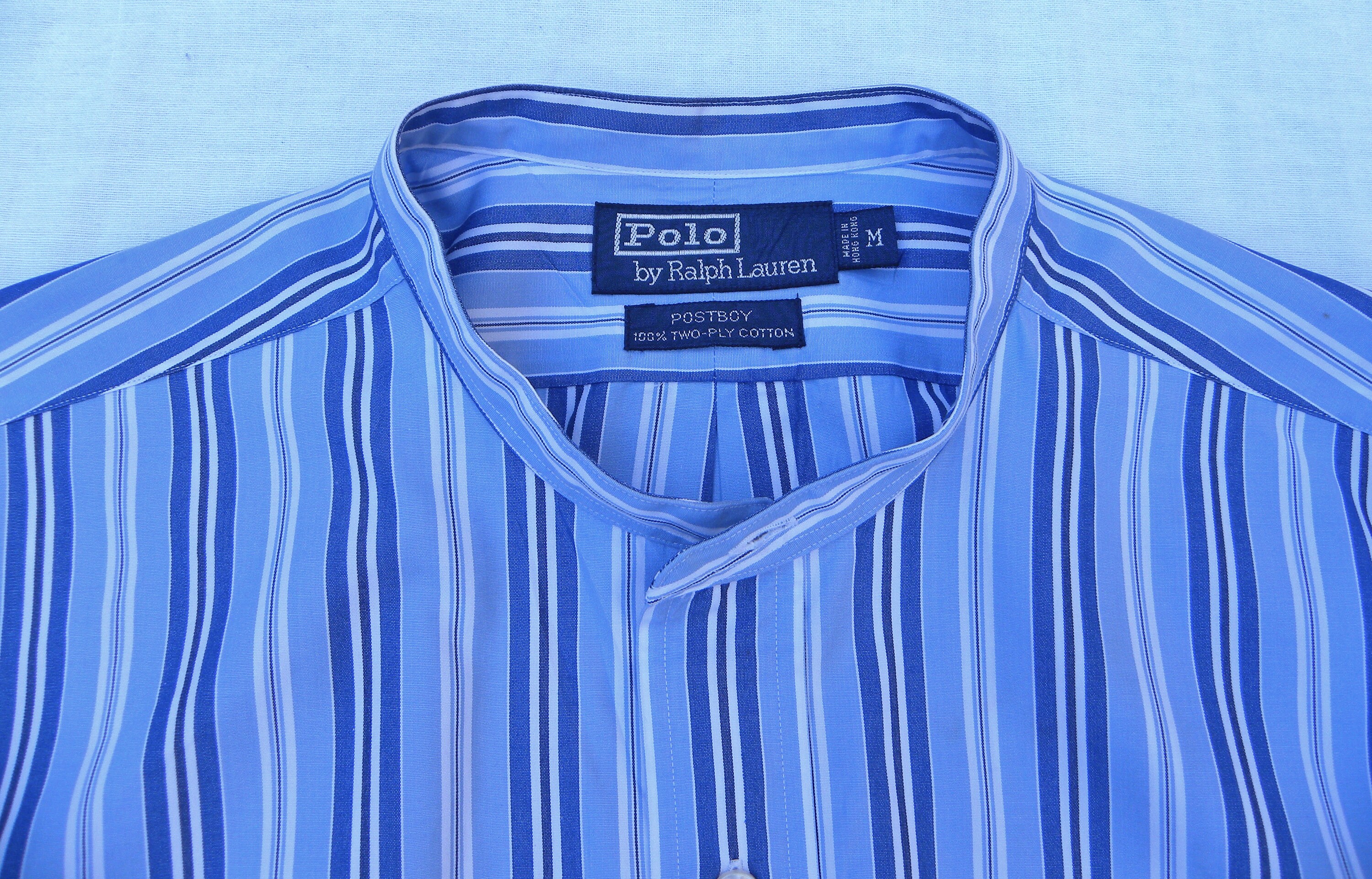 Vintage POLO Ralph Lauren Postboy Shirt Striped Western Banded 