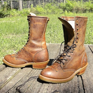 Hh Brown Boots - Etsy display picture 1