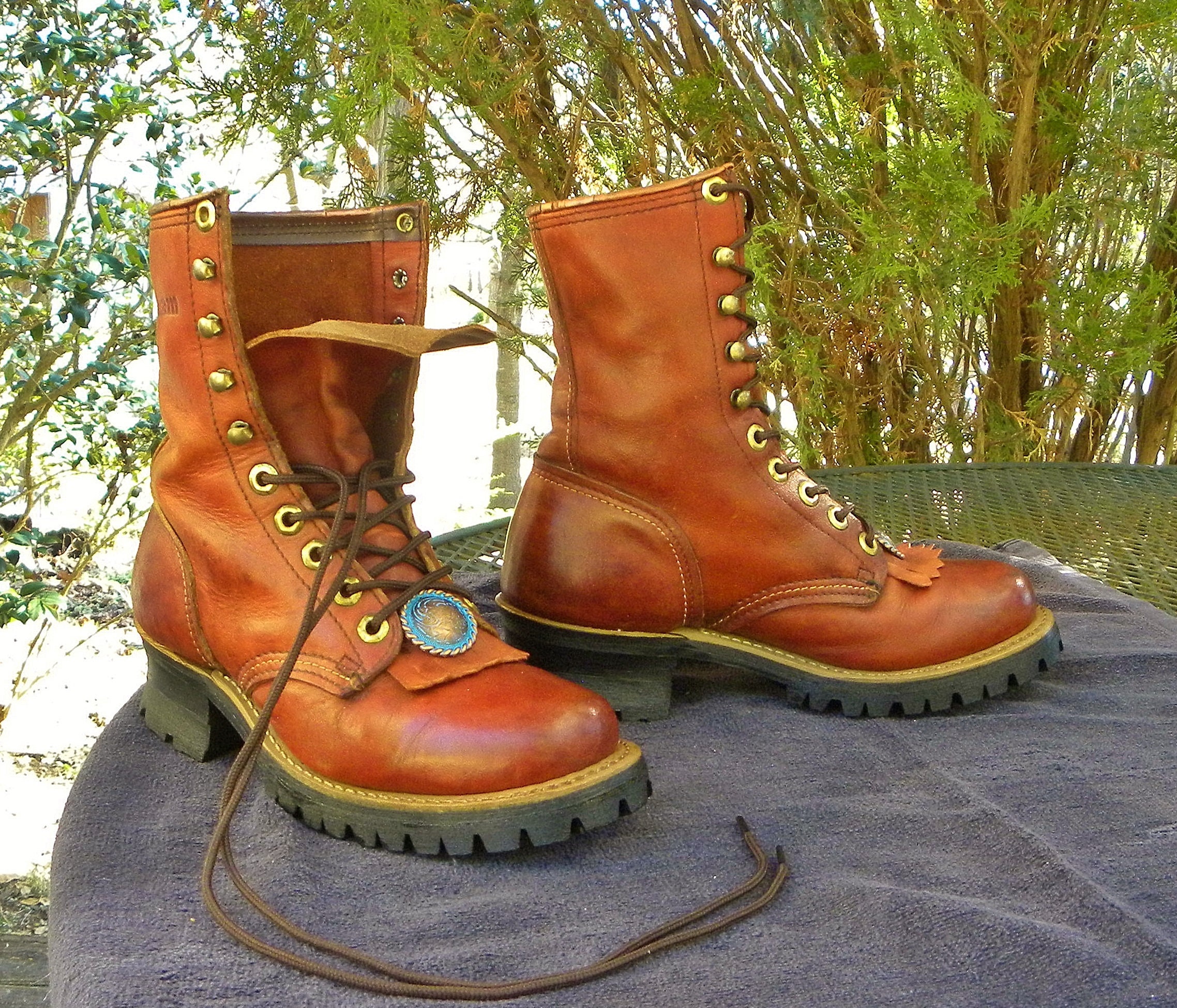 Womens hotsell logging boots