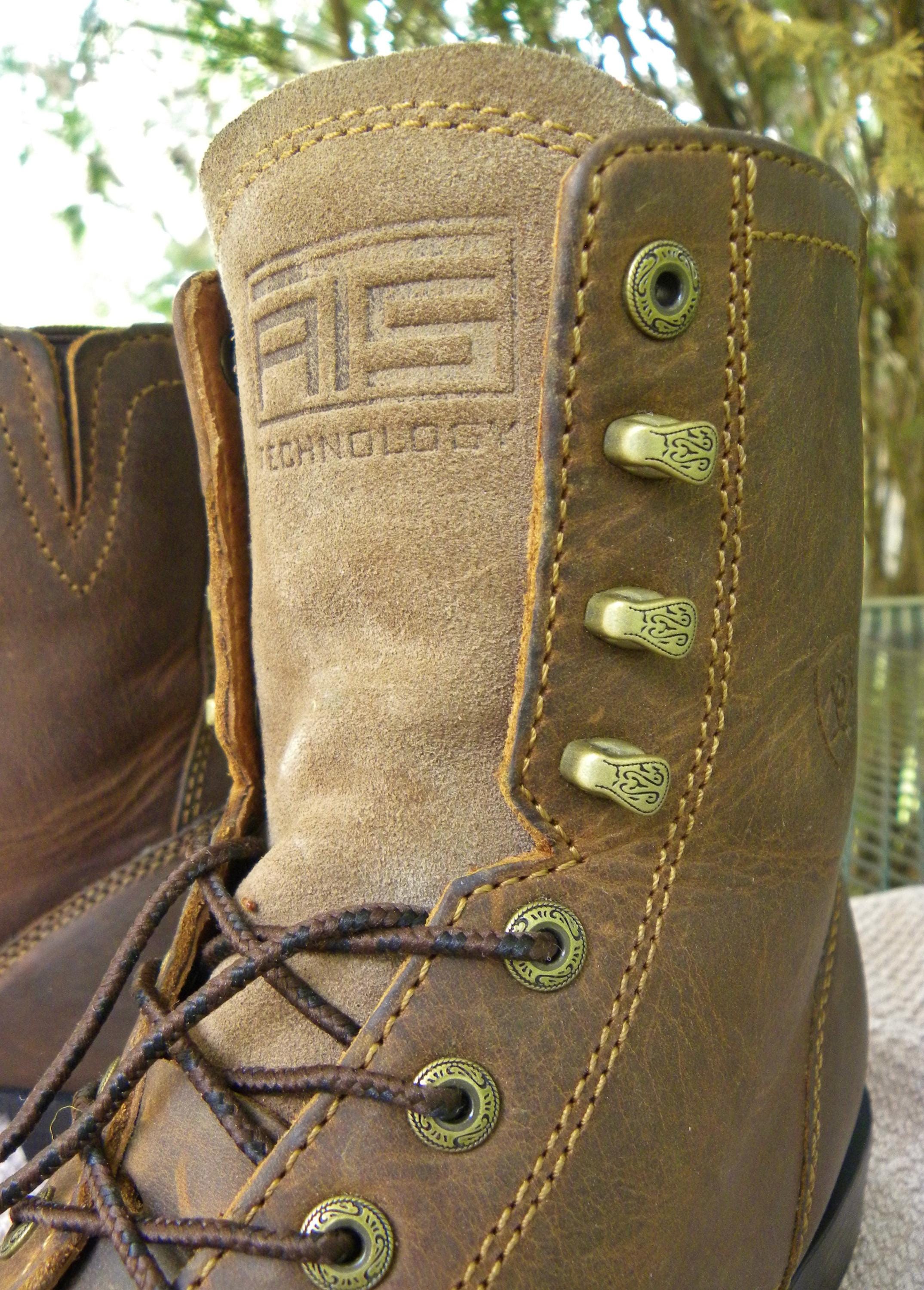 Vintage Ariat 2056 A2 Competitor Heritage Laced Boots Two Tone Kiltie Mens 7.5 Ariat® Men main image 2