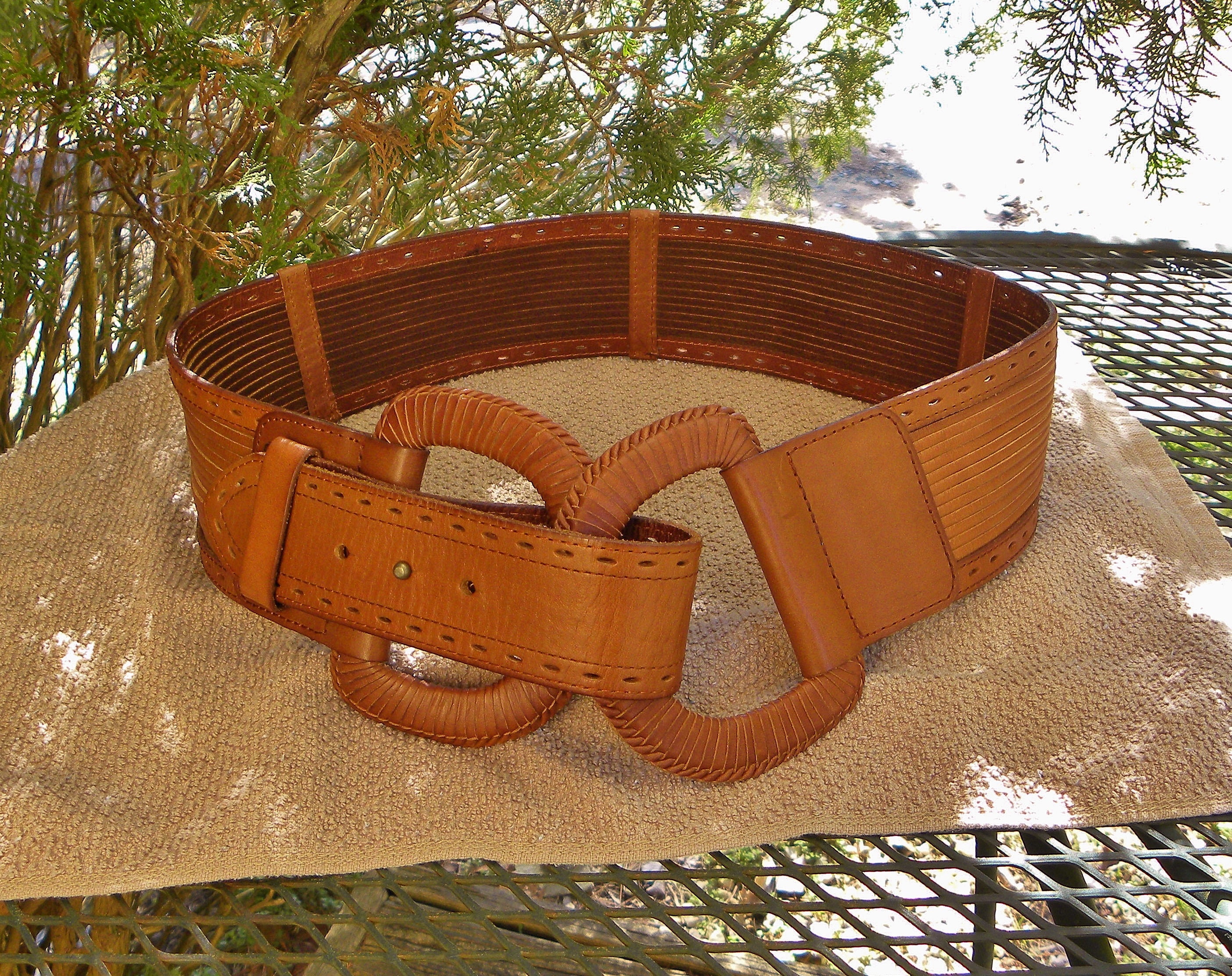 Linea Pelle Unisex 33 32 30 29 Belt Leather Handmade Twisted
