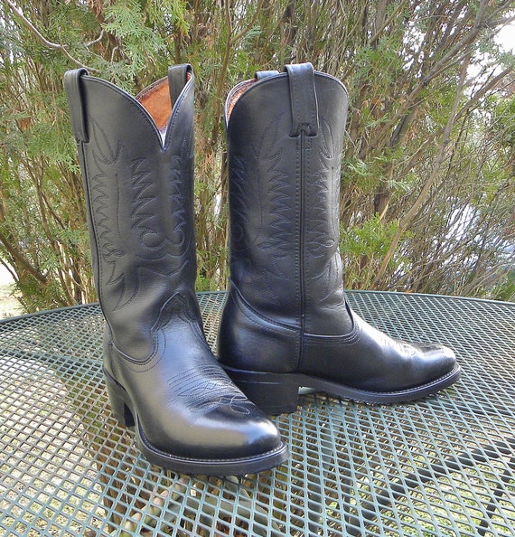 Vintage PD Tuff USA Leather Western Boots--12