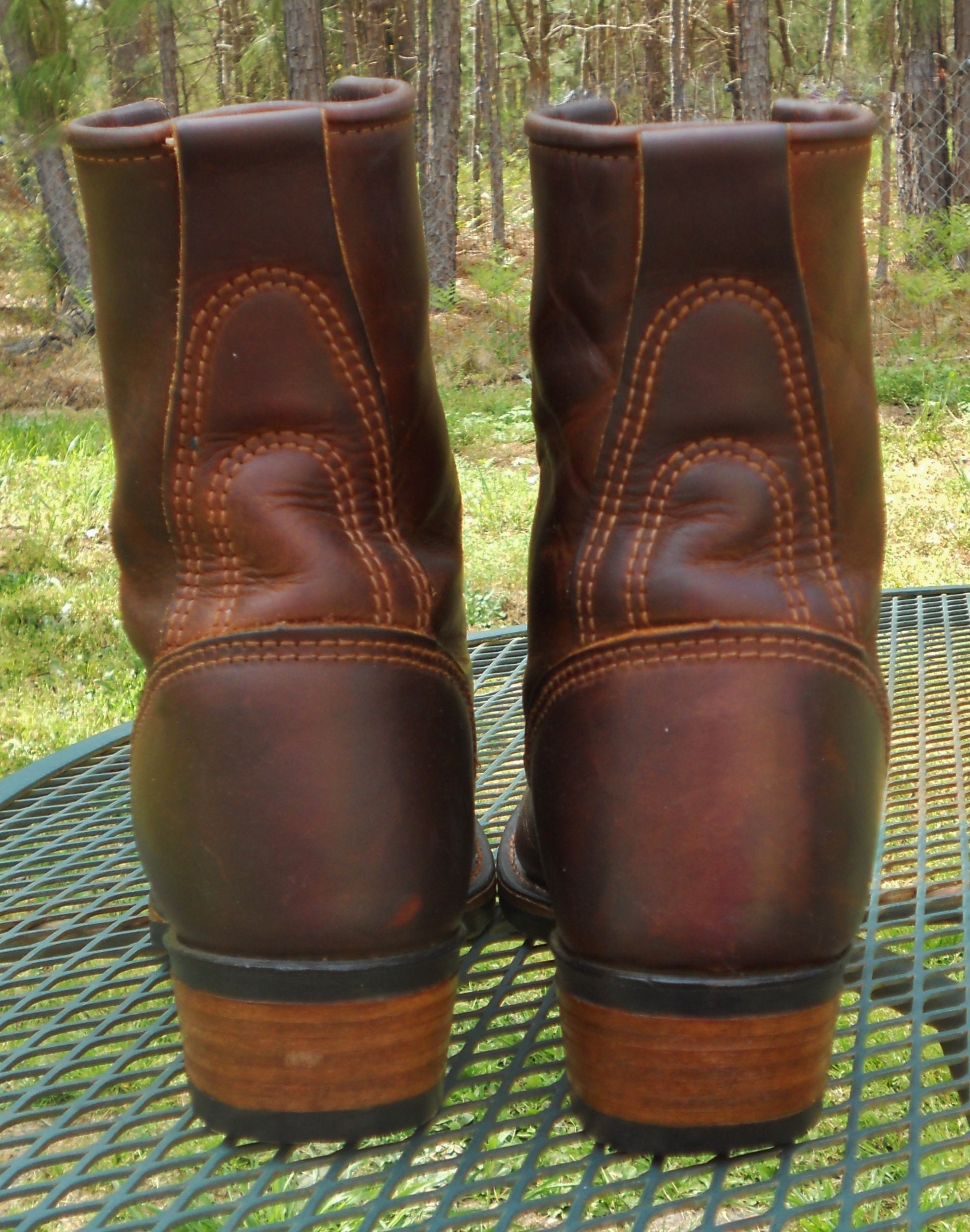 durango oiled black leather western boot