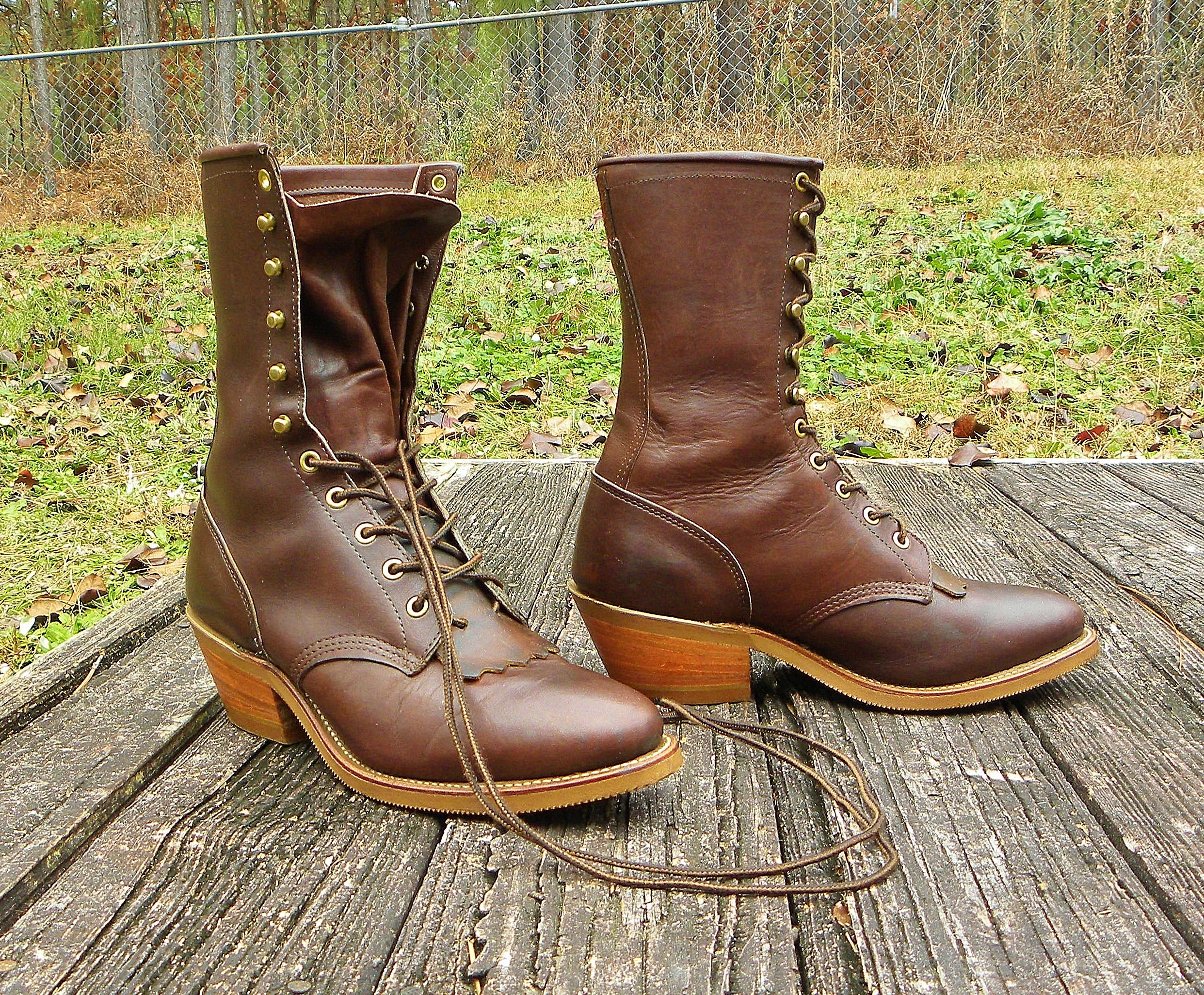 Chippewa Crazy Horse Packer | USA Made | Soft Toe | Men’s 10 D Amazon.com: Chippewa Men main image 3