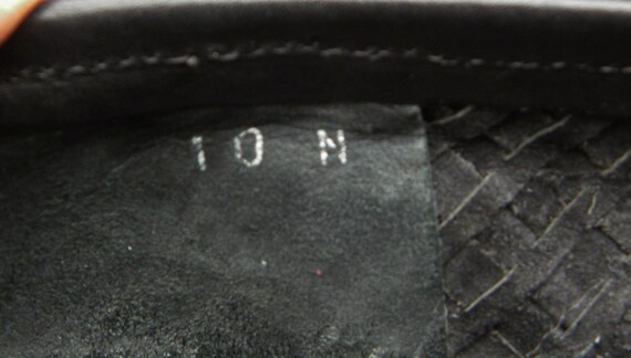 Vintage Brighton Italy basketweave Leather Loafer… - image 10