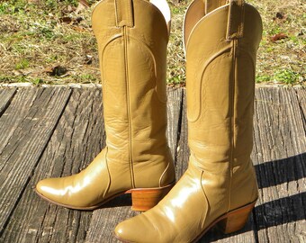 Vintage Justin Lizard Skin Roper Cowboy Riding Boots Made in  display picture 2