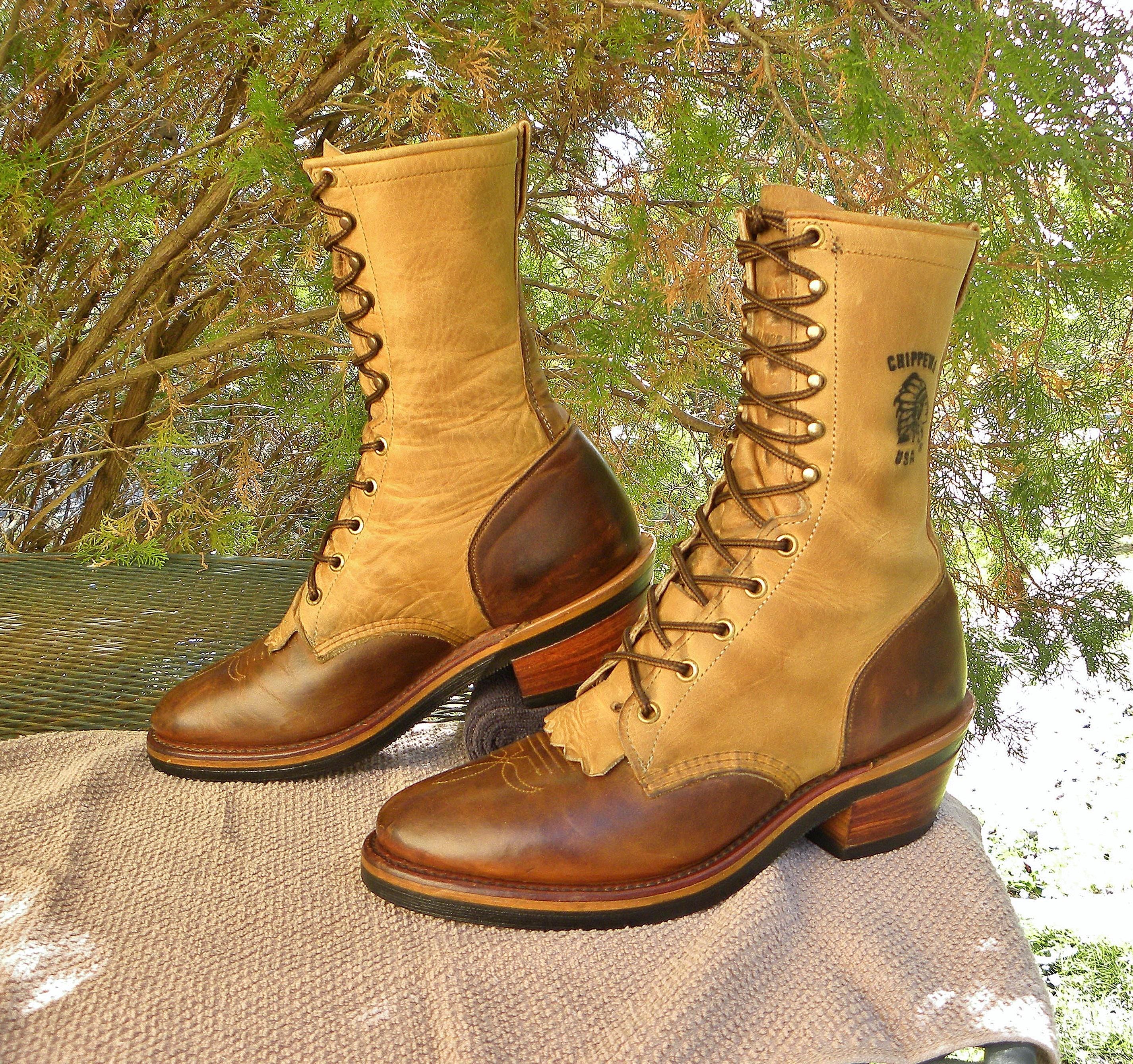 Vintage Leather Chippewa Chukka Boots