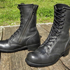 Harley Lace up Boots - Etsy display picture 2
