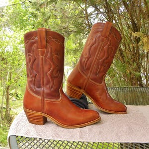 Upper Leather Boots - Etsy display picture 1
