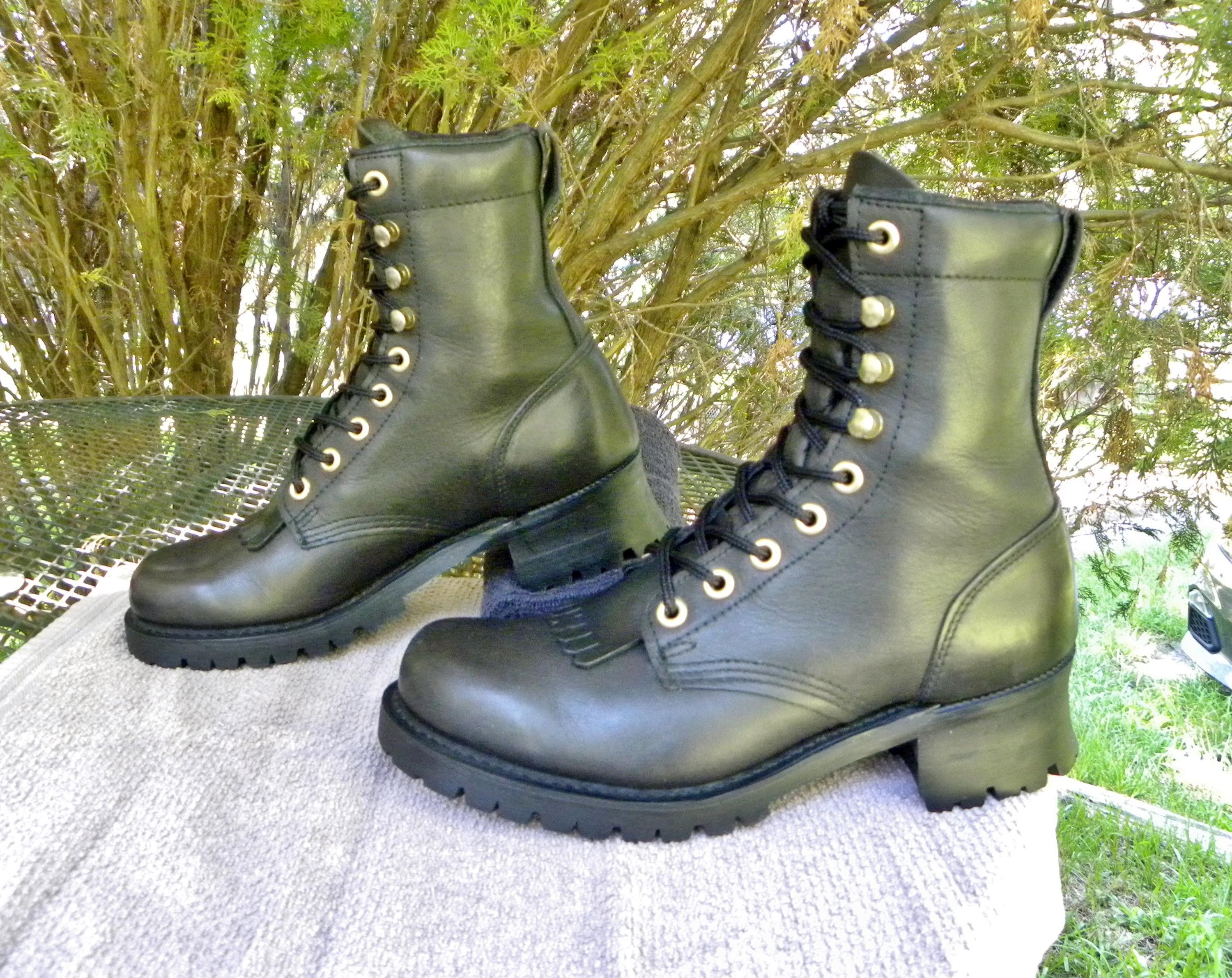 Vintage Logger Boots - Etsy