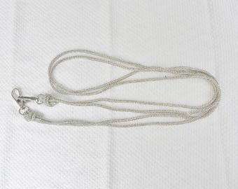 LONG 50 inch Crystal/Rhinestone Lanyard retro purse handbag strap Rotating clips