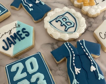 24 Custom Graduation Sugar Cookiesgraduation Party Cookiesgraduation ...
