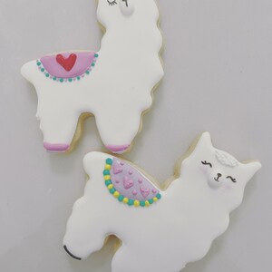 Llama Holiday Themed Cookies!