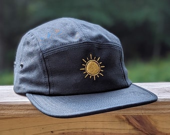 Sun 5 Panel Hat, Five Panel Hat, Camp Hat, Camper Hat, Sun