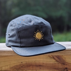 Sun 5 Panel Hat, Five Panel Hat, Camp Hat, Camper Hat, Sun hat, 5 Panel, Hiking Hat, Flat Brim Hat, Nature Gift, Camping Gift, Hiking Gift