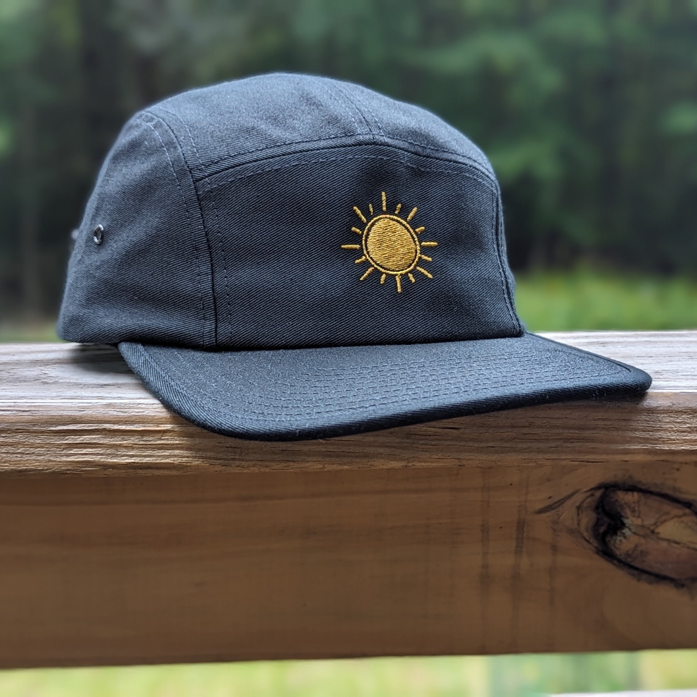 Sun 5 Panel Hat, Five Panel Hat, Camp Hat, Camper Hat, Sun