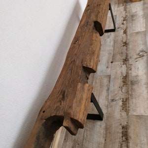 Beams, console table made from old beams, lowboard image 9