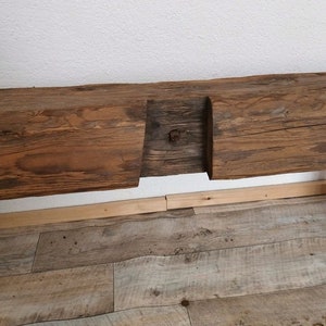 Beams, console table made from old beams, lowboard image 6