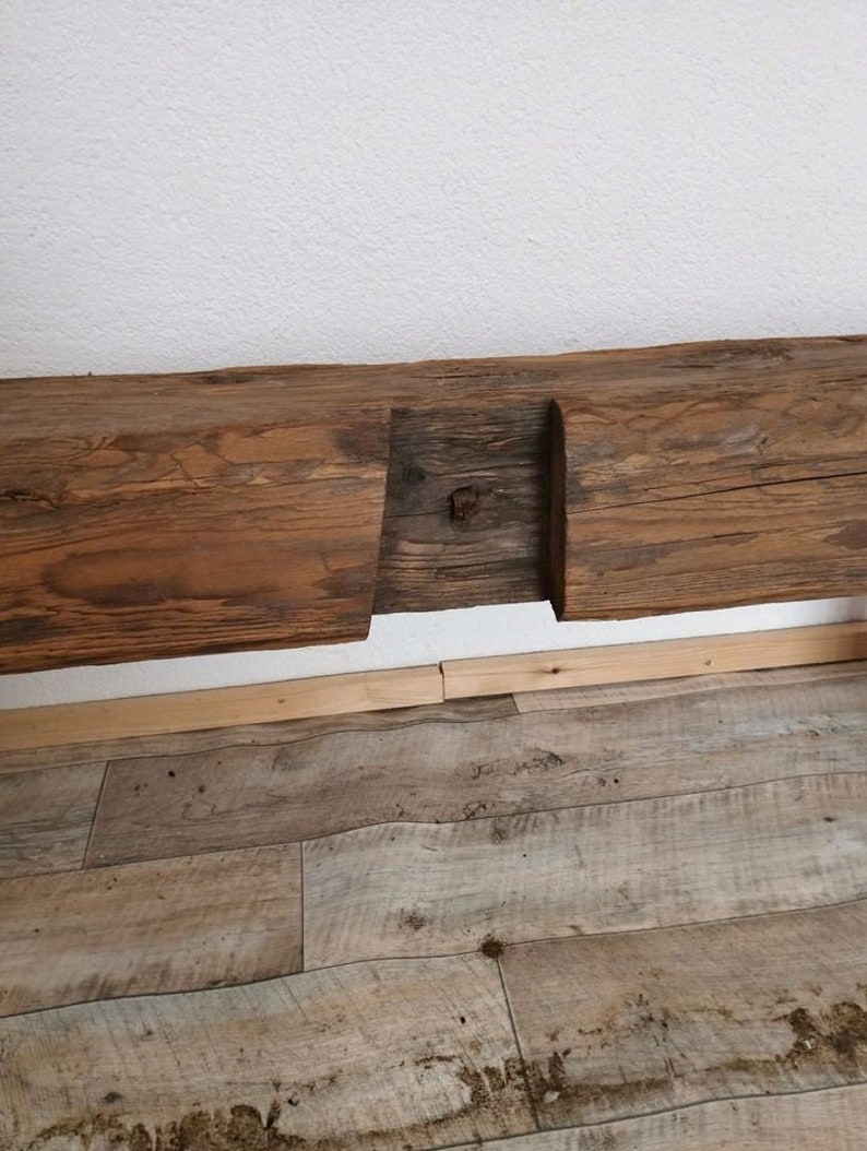 Beams, console table made from old beams, lowboard image 6