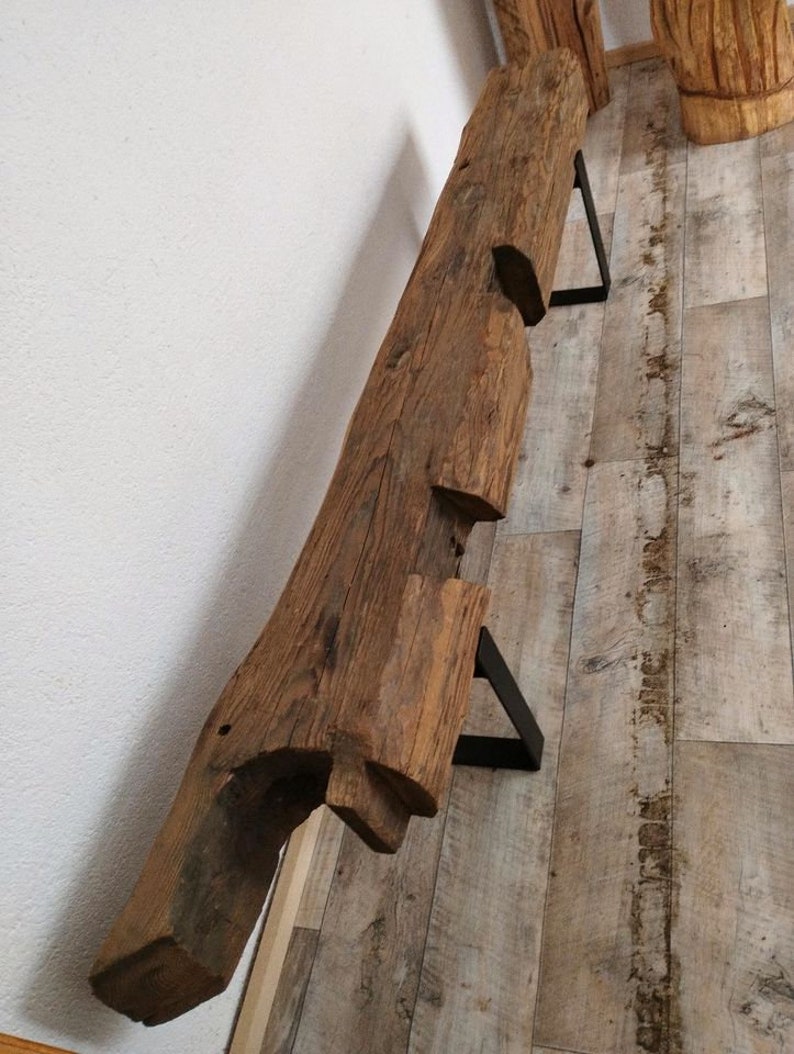 Beams, console table made from old beams, lowboard image 10