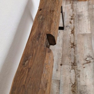 Beams, console table made from old beams, lowboard image 4
