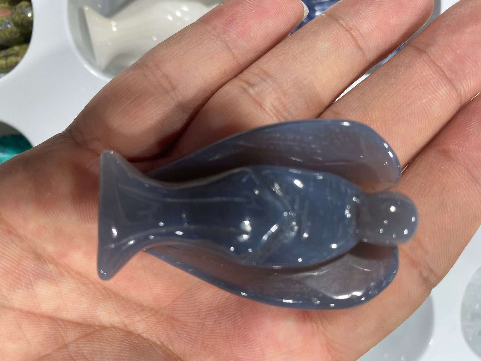 A box of crystal angels/pocket angels/small crystal Etsy