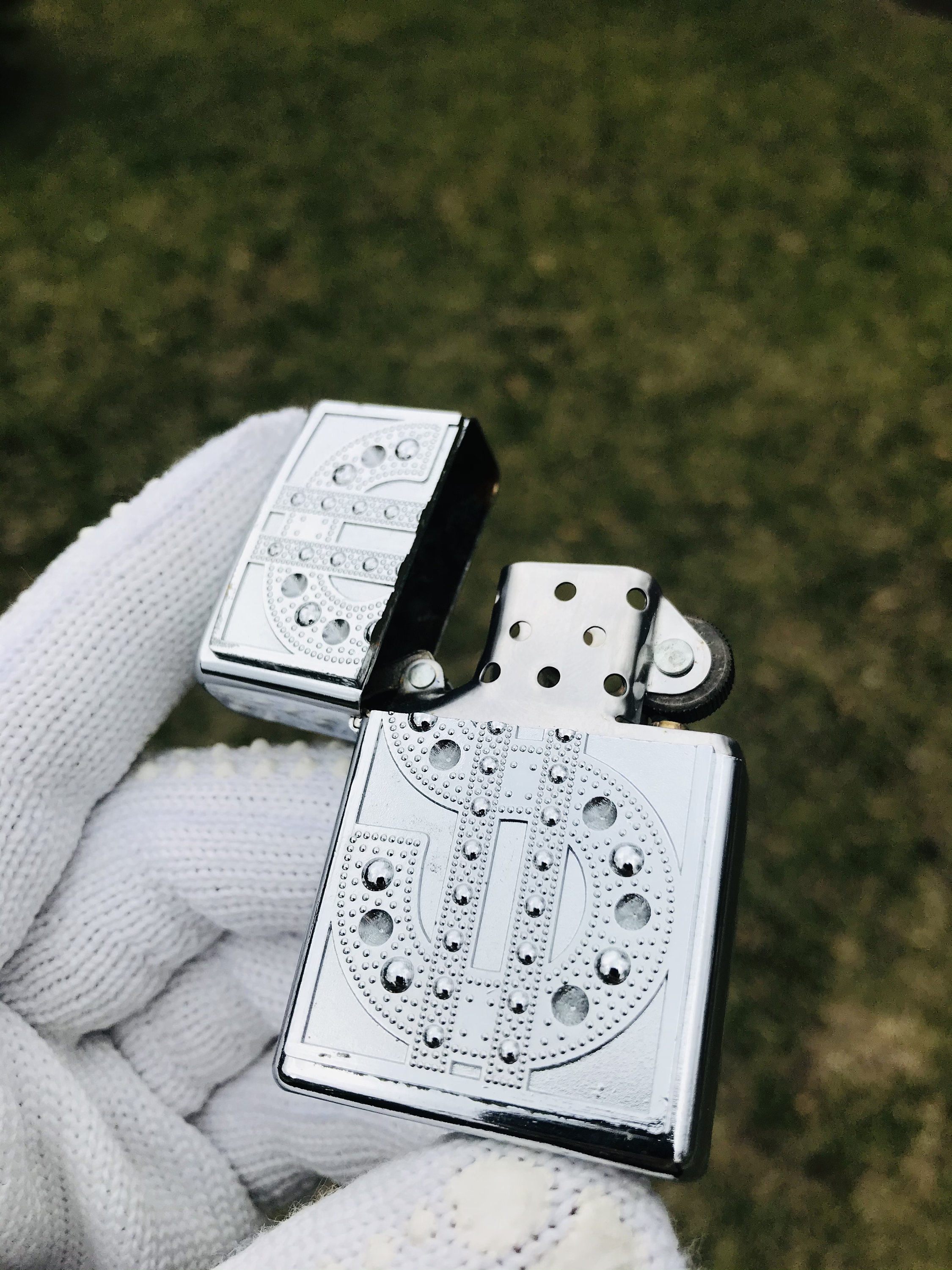 Zippo Silver Dollar Crystal 3D Lighter Luxury Lighter Etsy