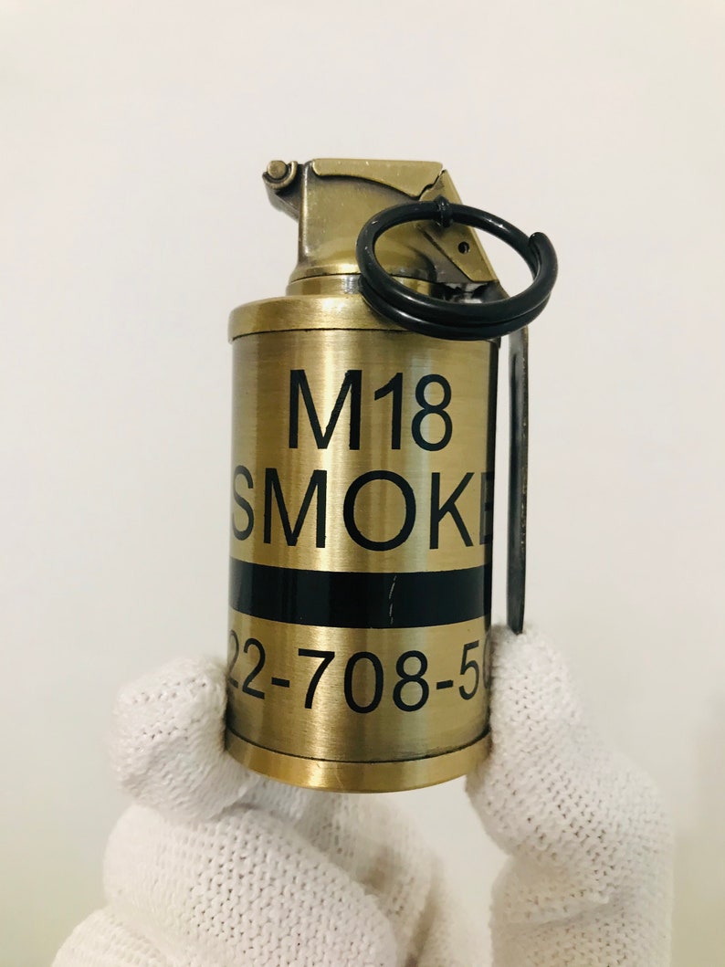 M18 Smoke Grenade Butane Lighter Pineapple Grenade Pink Etsy