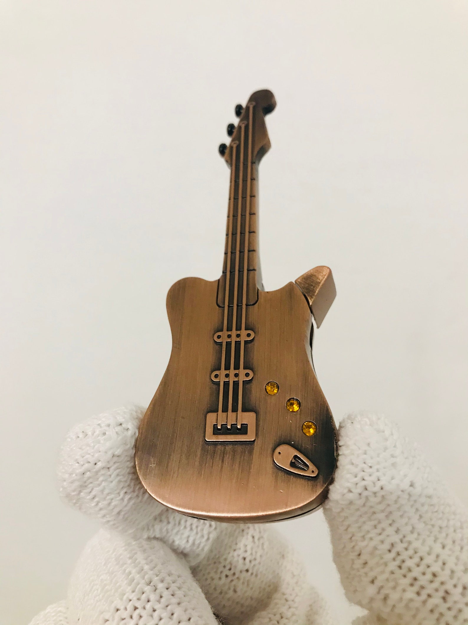 Bronze Guitar Lighter Torch Lighters Gas Toy Lighter Etsy