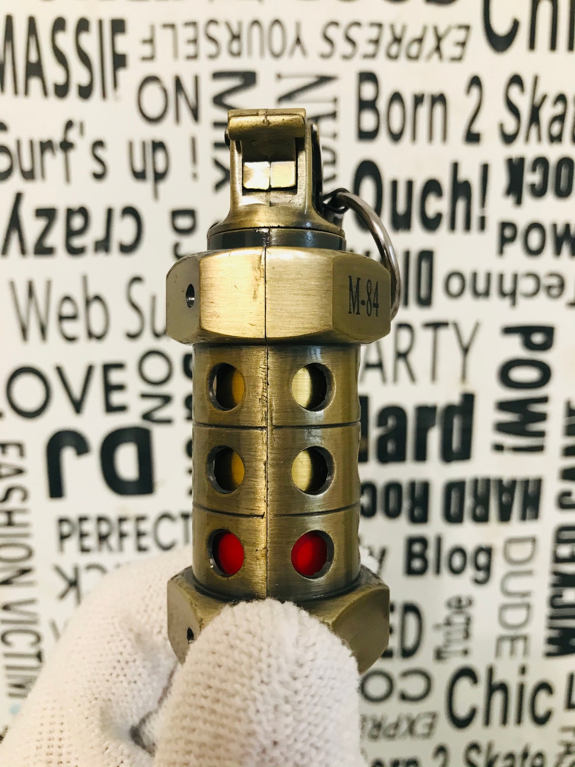 M84 Stun Grenade Butane Lighter Pineapple Grenade Pink Etsy