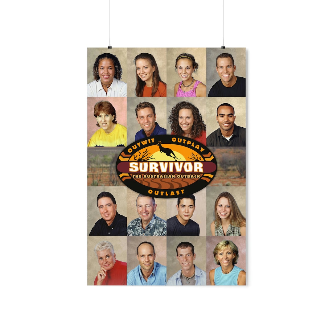 Survivor the Australian Outback Poster Wall Art Season 2 Etsy