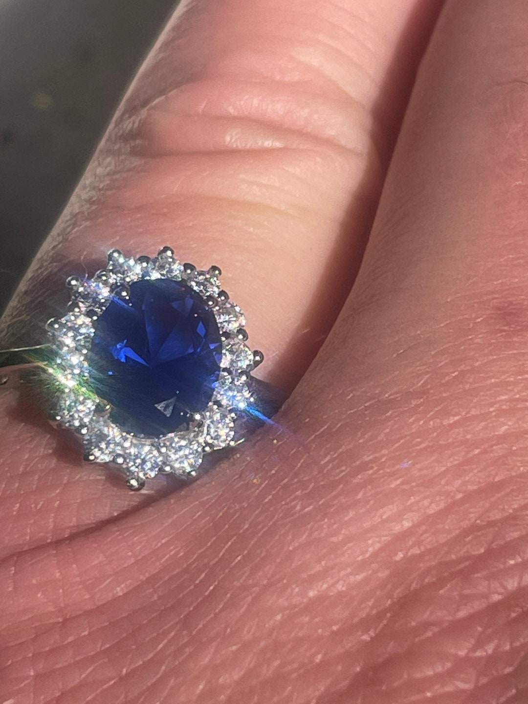 Jewellery Kate Diana Ring Natural Sapphire Kate Middleton Princess