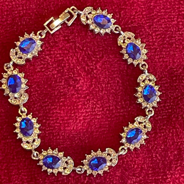 Réplique de costume de princesse Diana et Kate Middleton, bracelet en saphir. VENTE DE LIQUIDATION