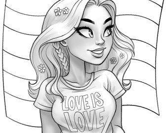 Download Pride Coloring Etsy