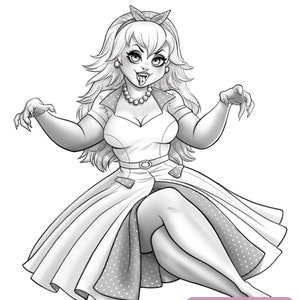 Booette | Printable adult coloring page | instant download