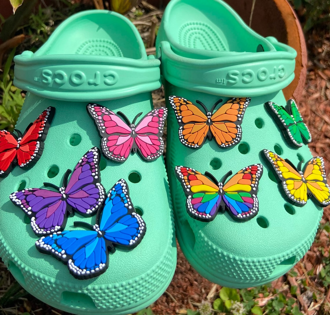 Butterfly Croc Charm Shoe Charm Shoe Décor Croc Accessory Clog Charm