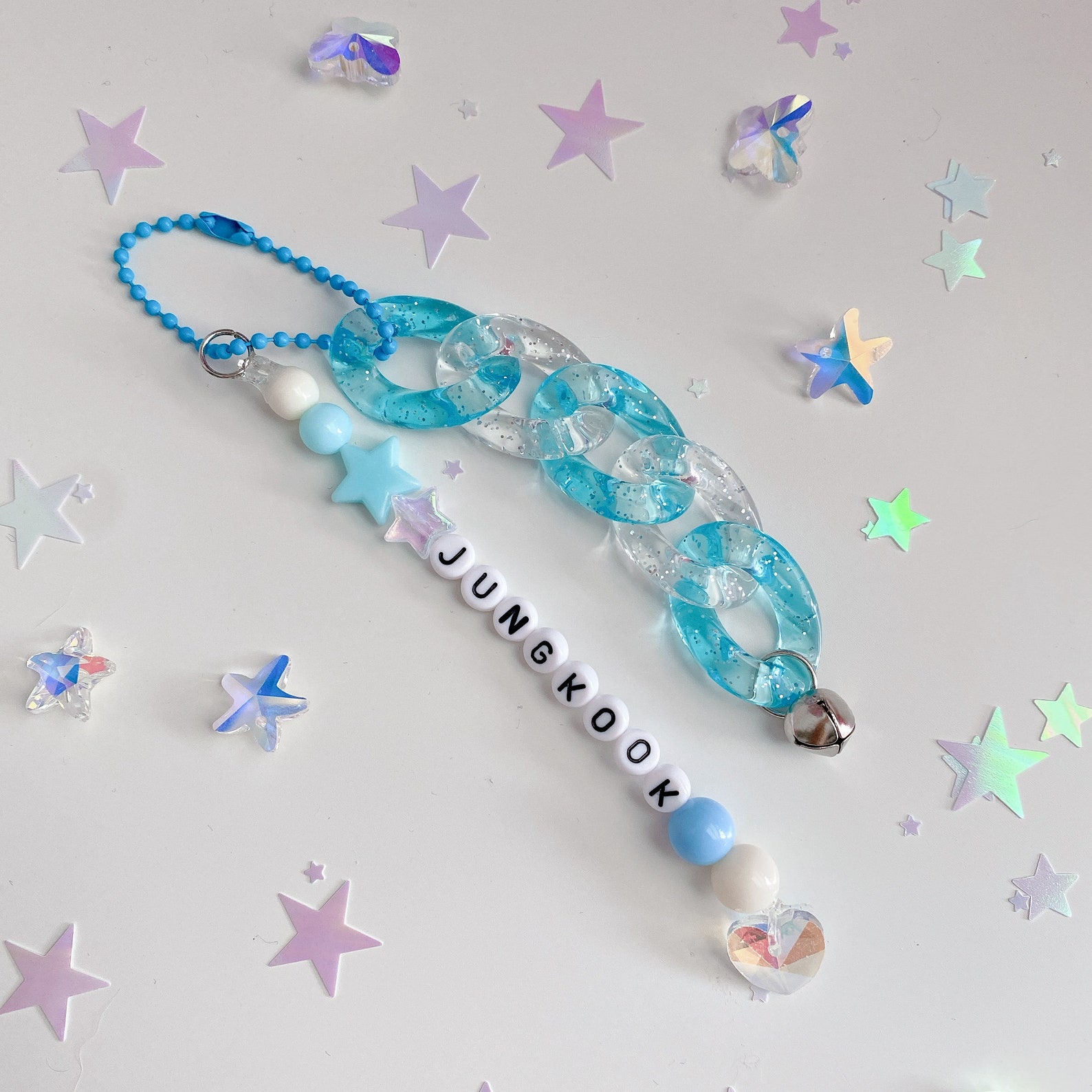 BTS Beaded Kpop Keychains Etsy