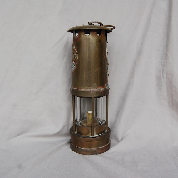 Vintage Thomas and Williams Miners Lamp, Brass Miners Lamp Vintage Thomas and Williams Miners Lamp, Brass Miners Lamp