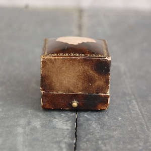 Antique Earring Jewellery Box, Vintage Ring Jewelry Case, G D Dearling