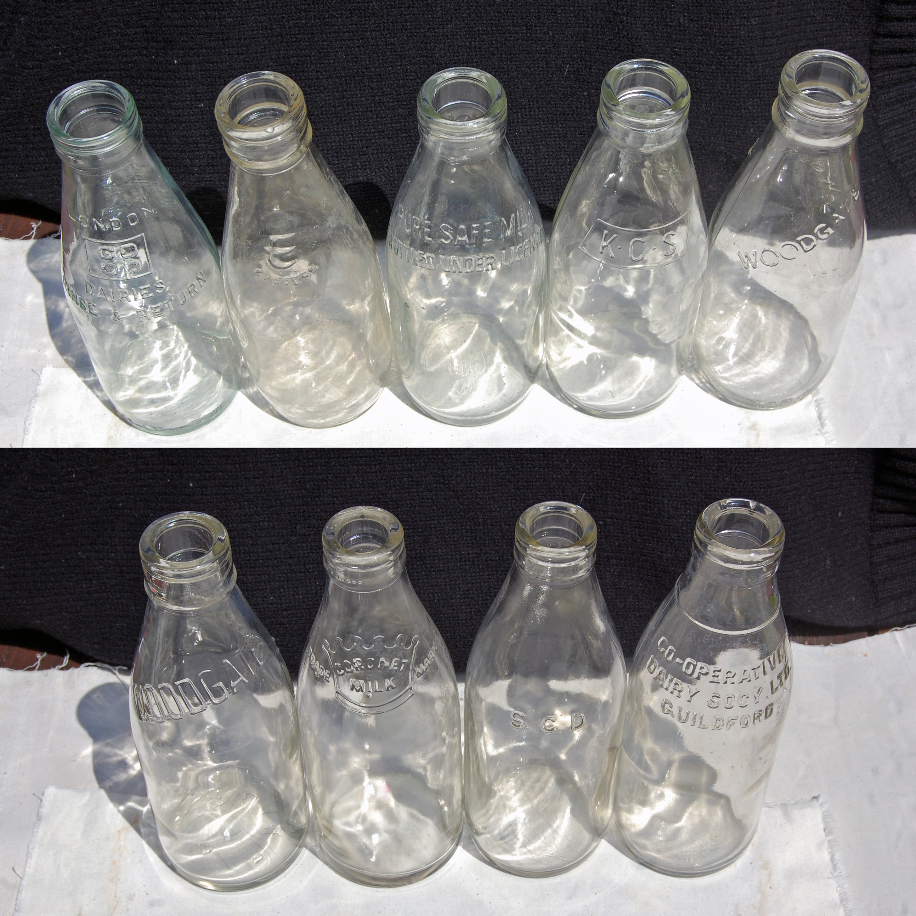 Vintage Milk Bottles, Old Milk Bottles Etsy UK