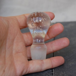 Vintage Decanter Stopper, Replacement Stopper, Large Glass Stopper
