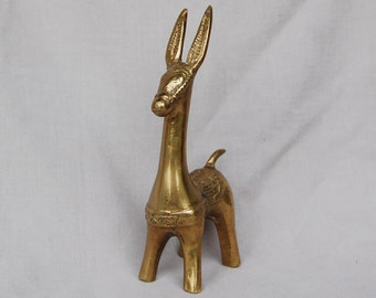 Vintage Brass Alpaca/Lama Ornament