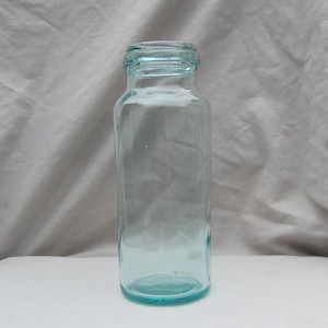 Large Antique Victorian Glass Jar, Edwardian Storage Jar, Vintage Home Decor