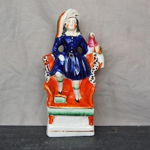 19th century Staffordshire King Edward VII as a Child, Victorian Staffordshire Figurine, Staffordshire Children, Royal Children