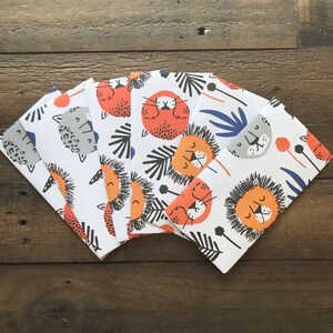 Cash envelopes - safari - money envelope system - unique handmade stationary