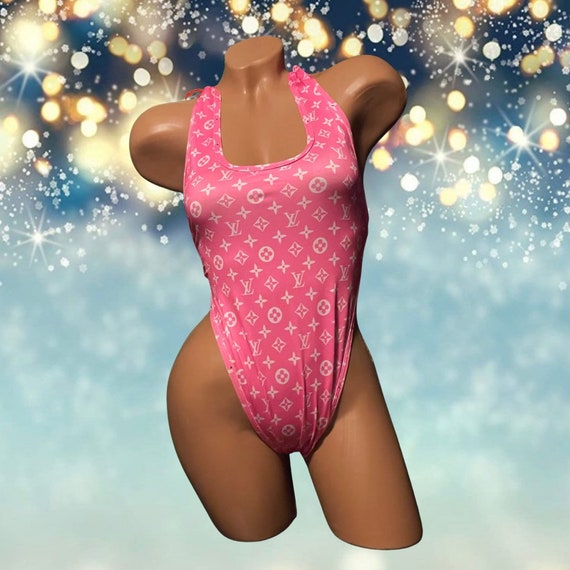 Exotic Dancewear Adjustable Bodysuit with Rhinestones
