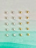 Earring Backs with Clear Pads, Disc Earring Stopper, Gold Silver Earring Metal Plug Stud Stopper, Ear Nuts & Backs, Earring Stopper 