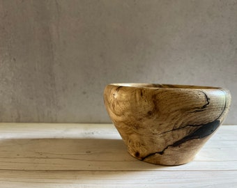 Mulberry Wood Bowl, Hand-turned, One of a Kind, Rustic Decor, Cabin Decor, Wedding Gift, House Warming Gift, Minimalist, Natural